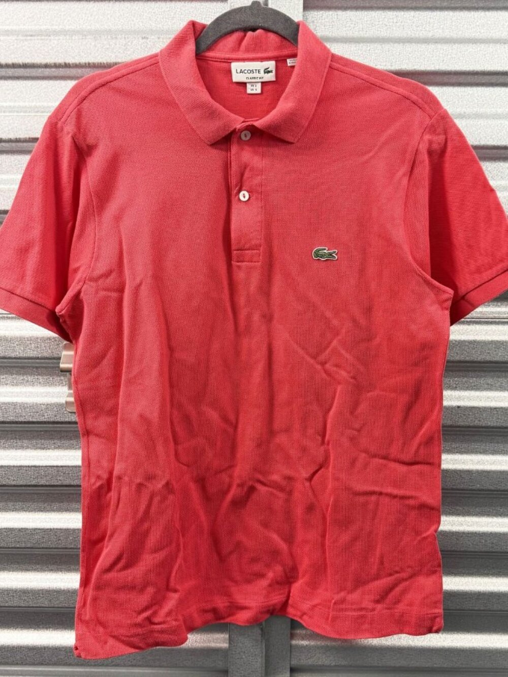 LACOSTE DARK PINK CLASSIC FIT POLO SHIRT